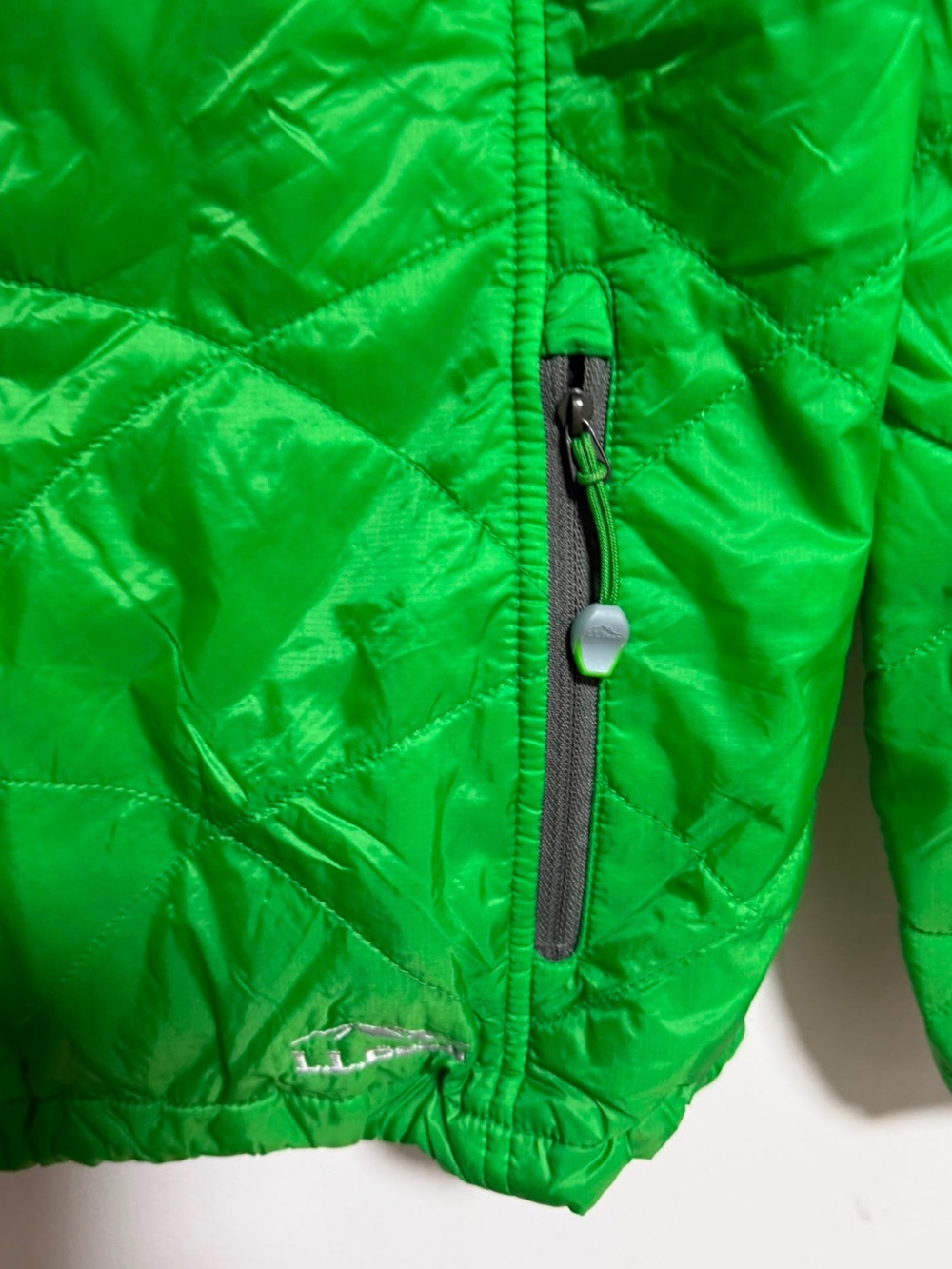 L.L.Bean Green Quilted Lightweight Insulated Full Zip Jacket Women’s M Regular - Picture 4 of 8